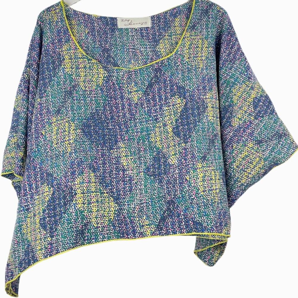 Vintage Havana Flouncy Wide Neck Crop Top Sz XL